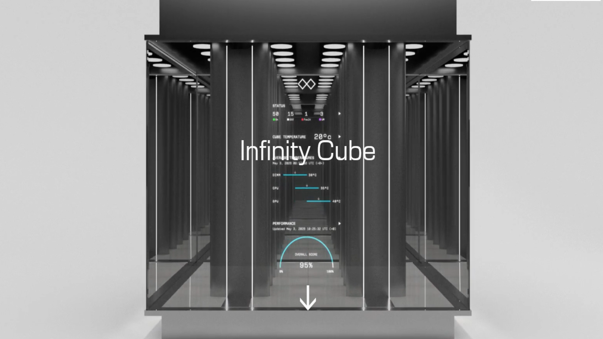 This 14ft Infinity Cube claims to shrink giant AI data centers into a liquid-cooled, highly dense enclosure
